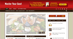 Desktop Screenshot of master-your-gout.com